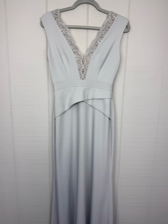 BCBGMaxAzria Dresses & Skirts - NWT BCBGMAXAZRIA Alyza Blue Formal Evening Dress Lace V-neck Surplice Waist
